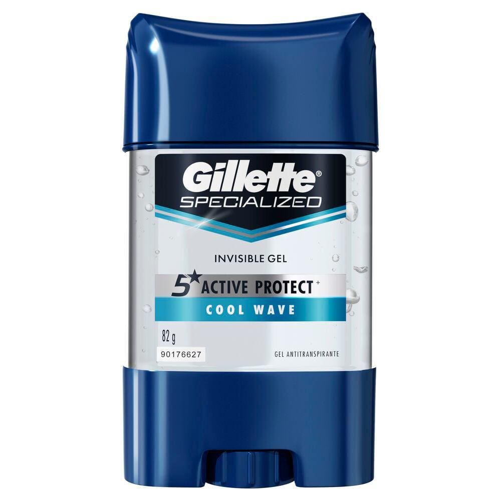 Desodorante Antitranspirante em Gel Gillette Cool Wave 82g