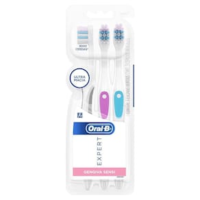 Escova Dental Oral-B Expert Gengiva Sensi 3 Unidades