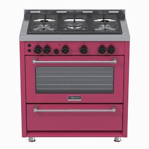 Fogao 5 Bocas Venax Temis Pink Gas Glp