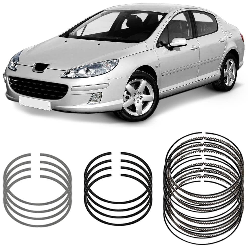 Jogo Anel Segmento Std Peugeot 407 2.0 2005 A 2009 Metal Lev