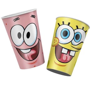 Kit 12 Copos Bob Esponja 180ml