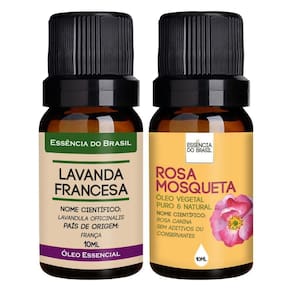 Kit Óleo Essen. Lavanda Francesa + Vegetal R. Mosqueta 10Ml