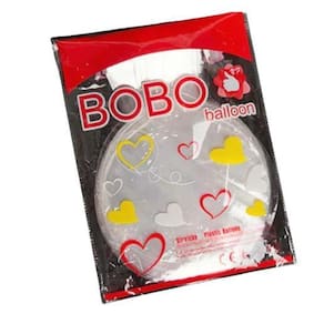 50 Mini Balão Bubble 5 Polegadas 12Cm Transparente Festa
