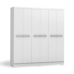 Guarda-Roupa Casal Kappesberg 6 Portas 2 Gavetas Branco - E530