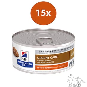 KIT 15 Ração Úmida Hills Prescription Diet A/D Cães e Gatos 156g