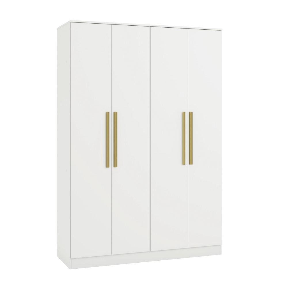 Guarda-Roupa Solteiro Kappesberg 2 Portas 2 Gavetas Branco - N536