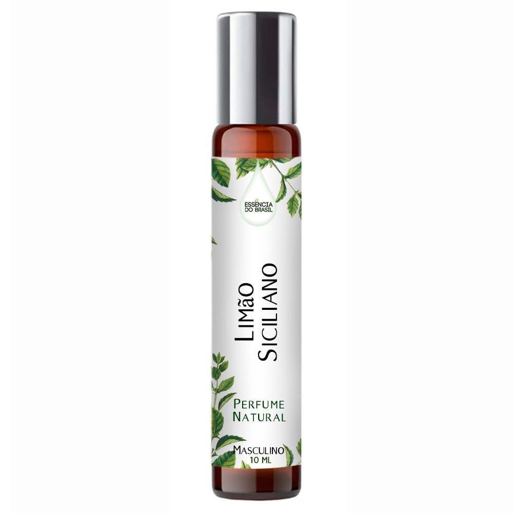 Perfume Masculino Limão Siciliano Natural 10Ml Roll On
