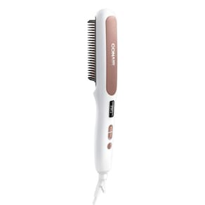 Escova de alisamento Conair Double Ceramic com cerdas em forma de V