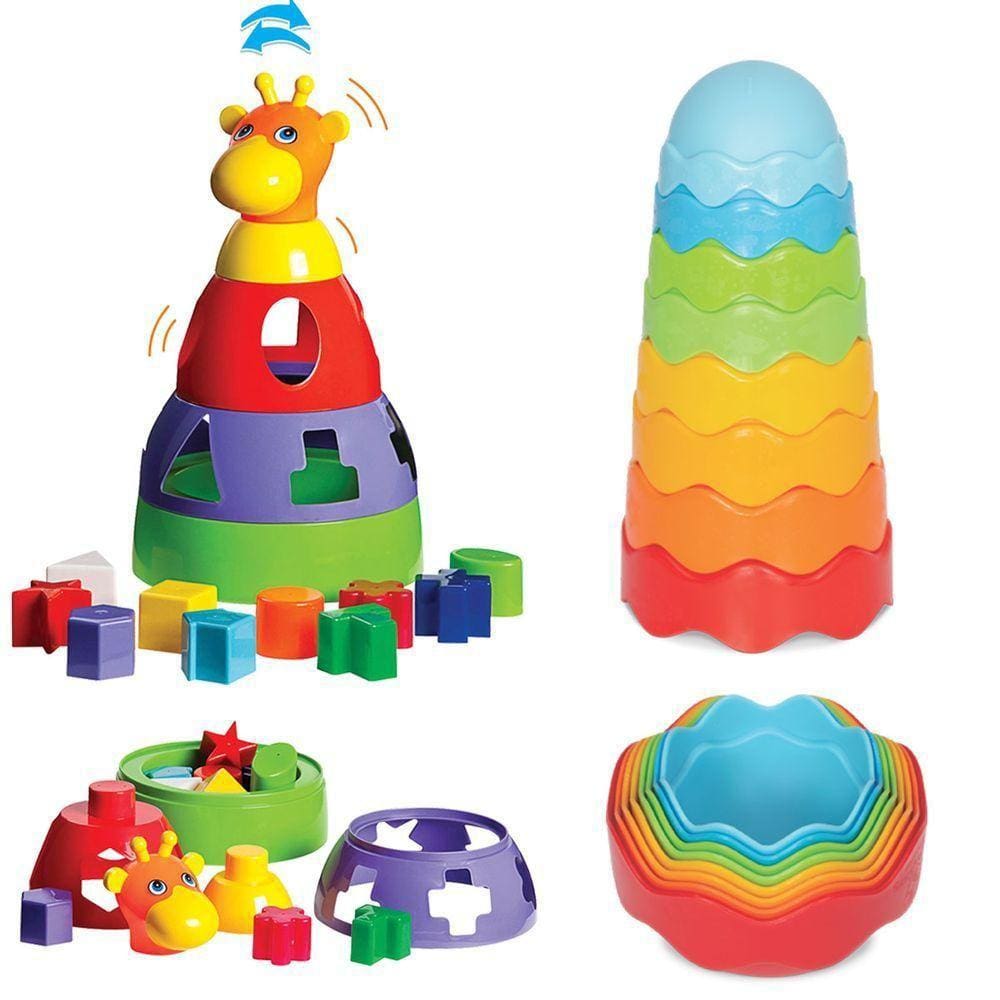 2 Brinquedos Para Bebes Menino E Menina Educativo Pedagógico