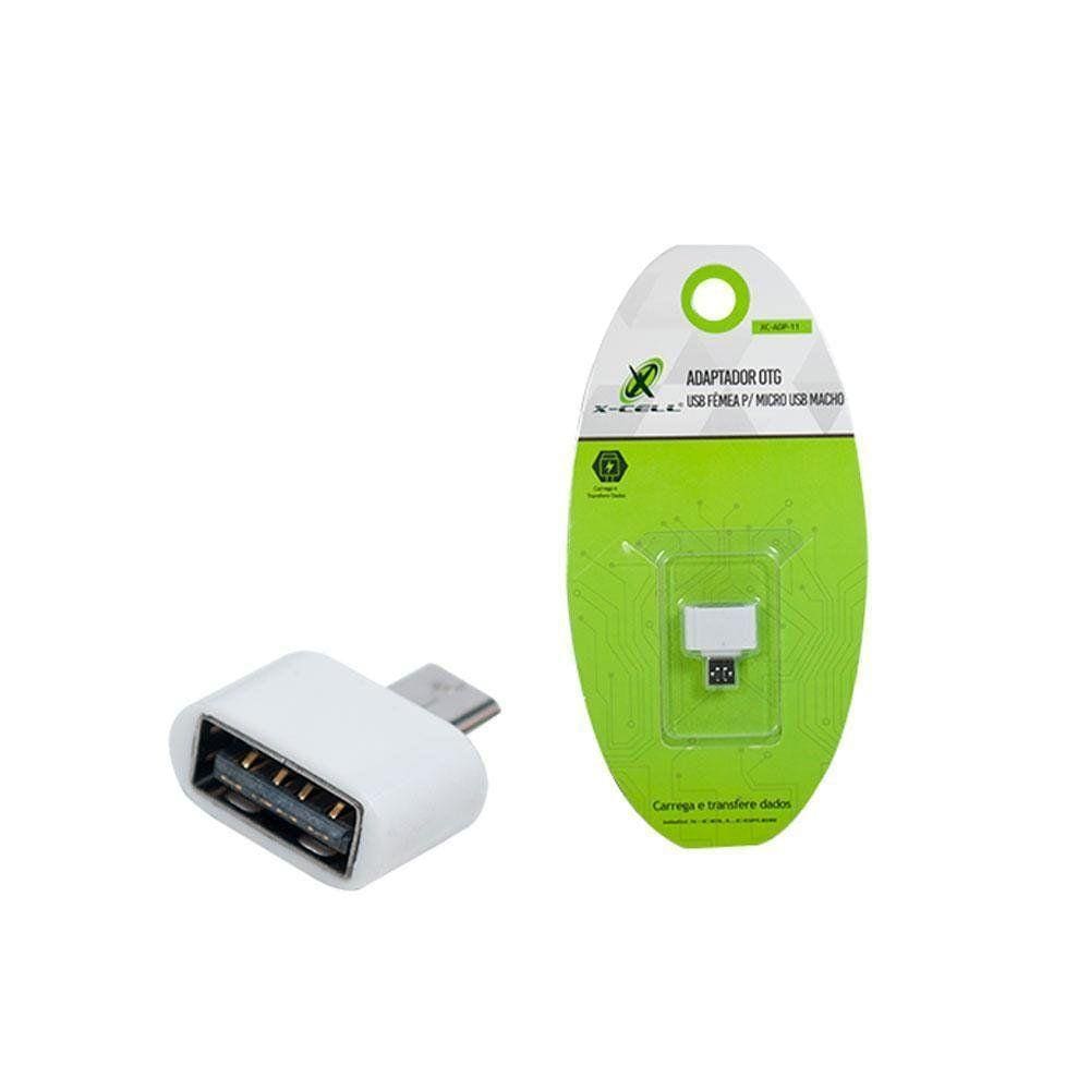 Adaptador Otg Usb Fêmea Para Micro Usb Macho V8 5142