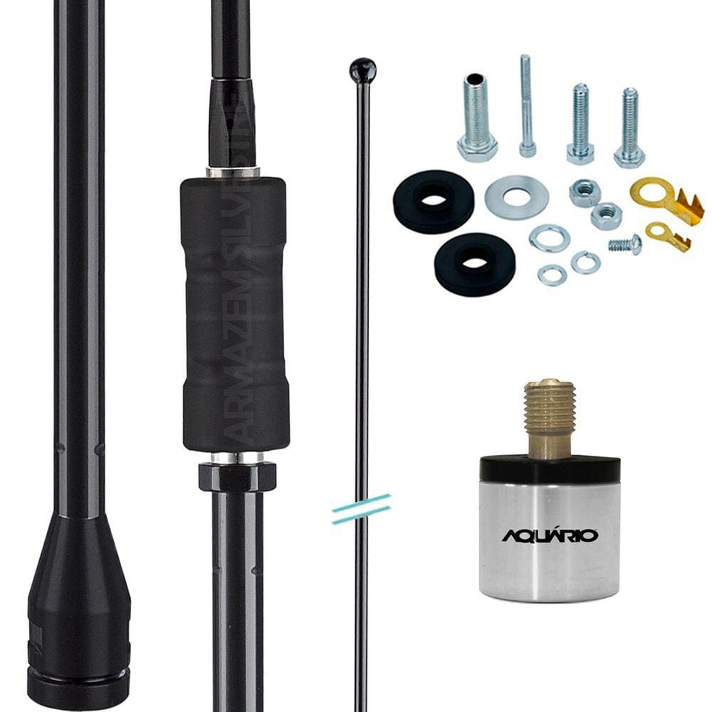 Antena Px Bobinada Viuva Negra Argentina Black Mini B-2009p + Adaptador Ac-20