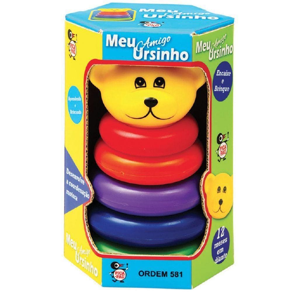 Ursinho Didático Brinquedos Para Bebês - Pica Pau