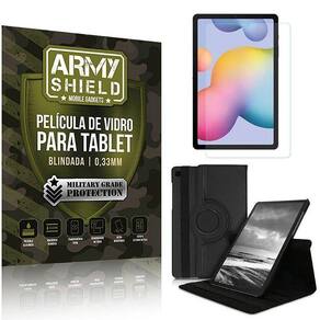Capa Giratória + Película De Vidro Galaxy Tab S6 Lite 10.4`