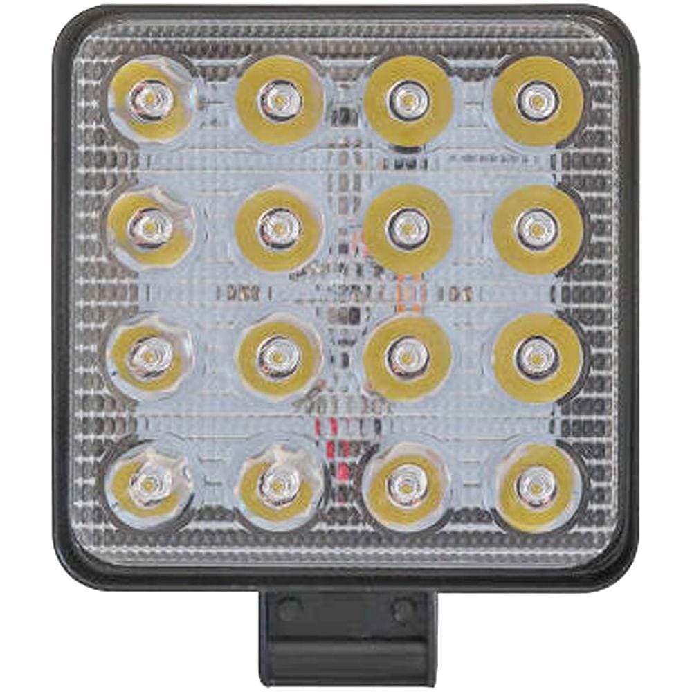 Farol de Milha LED Quadrado Universal 12/24V 6000K