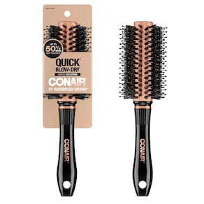 Escova redonda Conair Quick Blow-Dry Copper Collection Porcupin