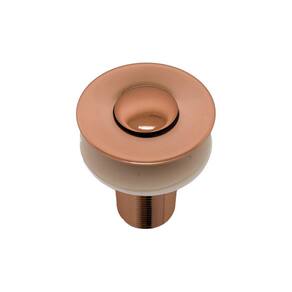 Válvula Pia Lavatório Ralo Click Pequeno Rose Gold Brilhante 7/8 Metal