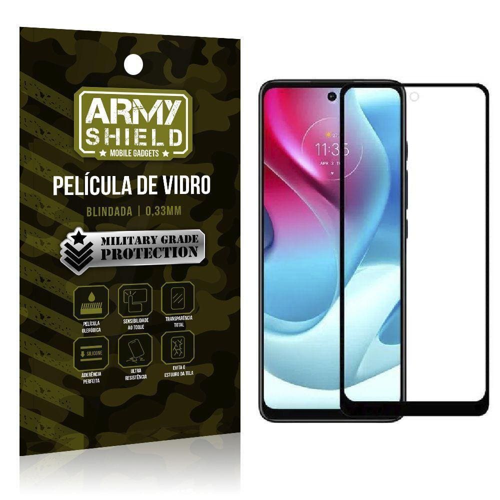 Película De Vidro 3D Motorola Moto G60S - Armyshield