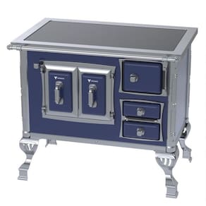 Fogao a Lenha GII N 1 Sec Xviii Premium Azul