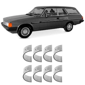 Bronzinas Biela 1.00 Caravan 2.5 78 A 92 Metal Leve