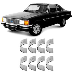 Bronzinas Casquilho Biela 1.00 Opala 2.5 71 A 92 Metal Leve