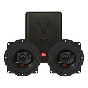 Caixa JBL Ativa Amplificada SW8A-MS 200w + 2 Alto Falantes 5  JBL Flex4 5TRFX55 110 Watts Rms