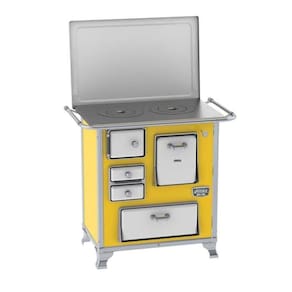 Fogao a Lenha N 0 Gab Classic Amarelo com Tampa