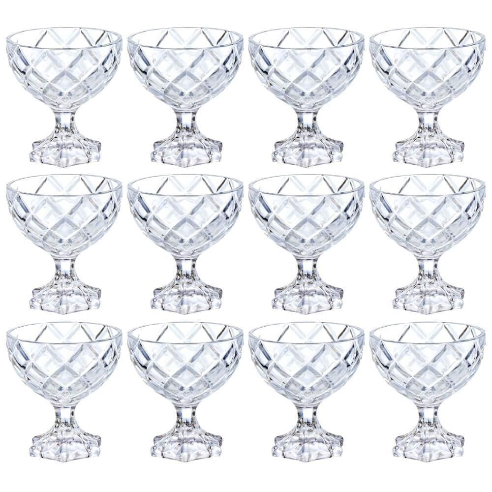 Taças de Sobremesa em Vidro Pineapple 170mL 12 Peças - Hauskraft