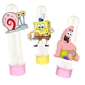 Mini Personagem Decorativo Bob Esponja 12 Unidades