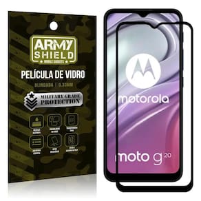 Película De Vidro 3D Motorola Moto G20 - Armyshield