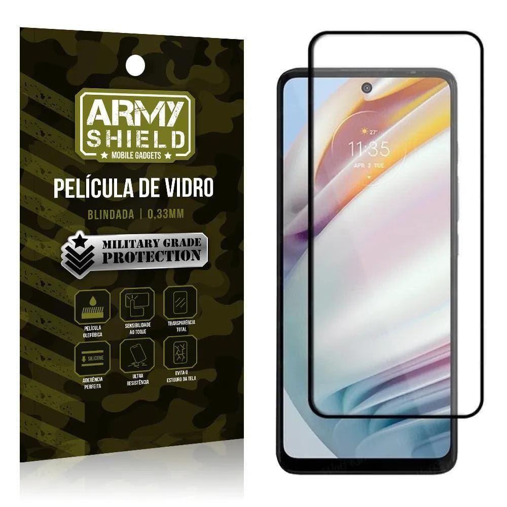 Película De Vidro 3D Motorola Moto G60 - Armyshield