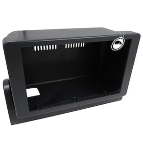 Moldura 2 Din 7`` Polegadas MP5 Uno Mille 94/13 Fiorino 97/13 Cinza