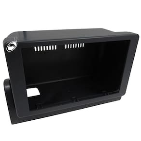 Moldura 2 Din 7`` Polegadas MP5 Uno Mille 94/13 Fiorino 97/13 Preta