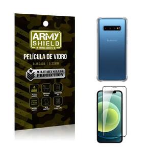 Capinha Samsung S10 Plus Anti Shock + Película De Vidro 3D