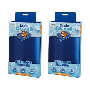 Tapete Gelado The Pets Brasil Refrescante 50x65cm 2 Unidades