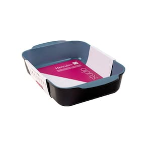 Assadeira Trevessa Hercules Retangular Preta Antiaderente Ceramico 25X20cm 2,6L