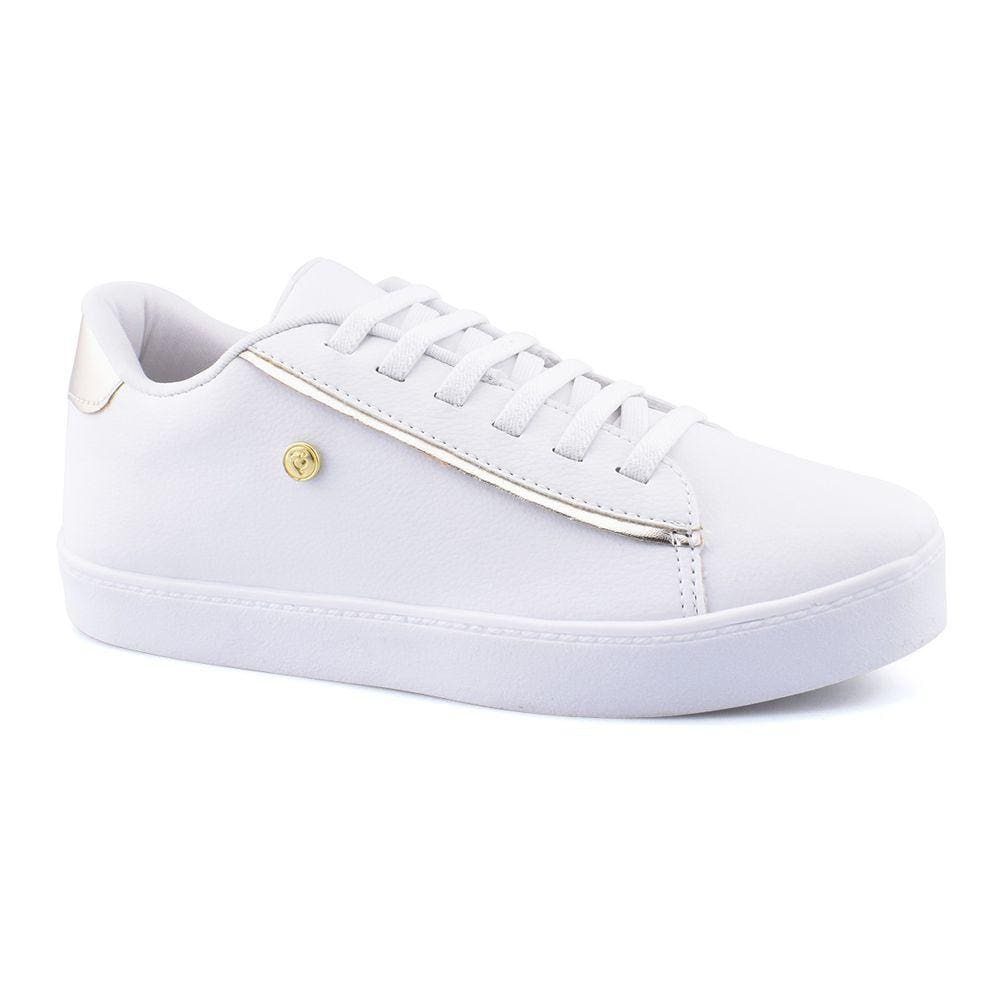 Tenis Slip On Branco Godiva Champagne 331372