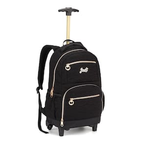 Mochila Escolar De Carrinho com Rodas Feminina Reforçada Grande