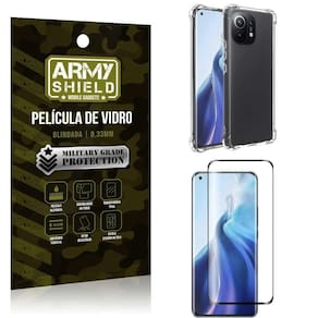 Capa Capinha Mi 11 Anti Shock + Película De Vidro 3D