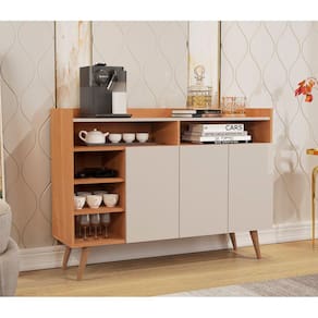 Buffet Celta Nature/Off White – Giga Móveis