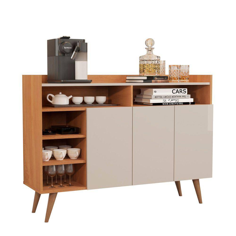 Buffet Celta Nature/Off White – Germai Móveis