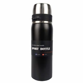 Garrafa Térmica com copinho inox café chá preto 600ml