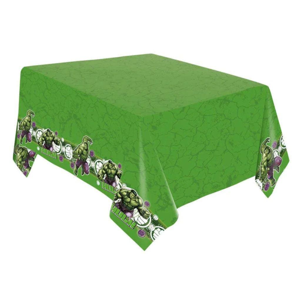 Toalha de Mesa Hulk Aniversário 220x120cm