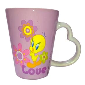 Caneca Piu Piu Amor Roxa Infantil Personalizada