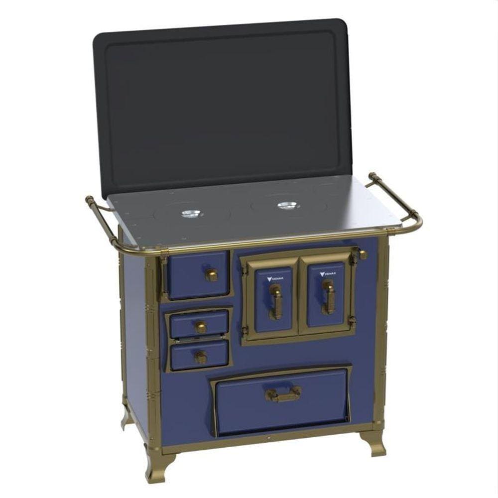Fogao a Lenha N 1 Renaissance Chapa de Aluminio Azul