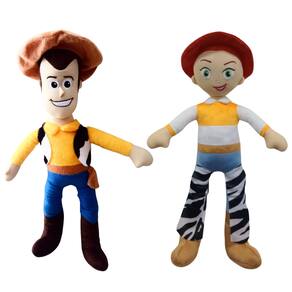 Pelúcias Caubói Woody e Cowgirl Jessie - 02 Personagens