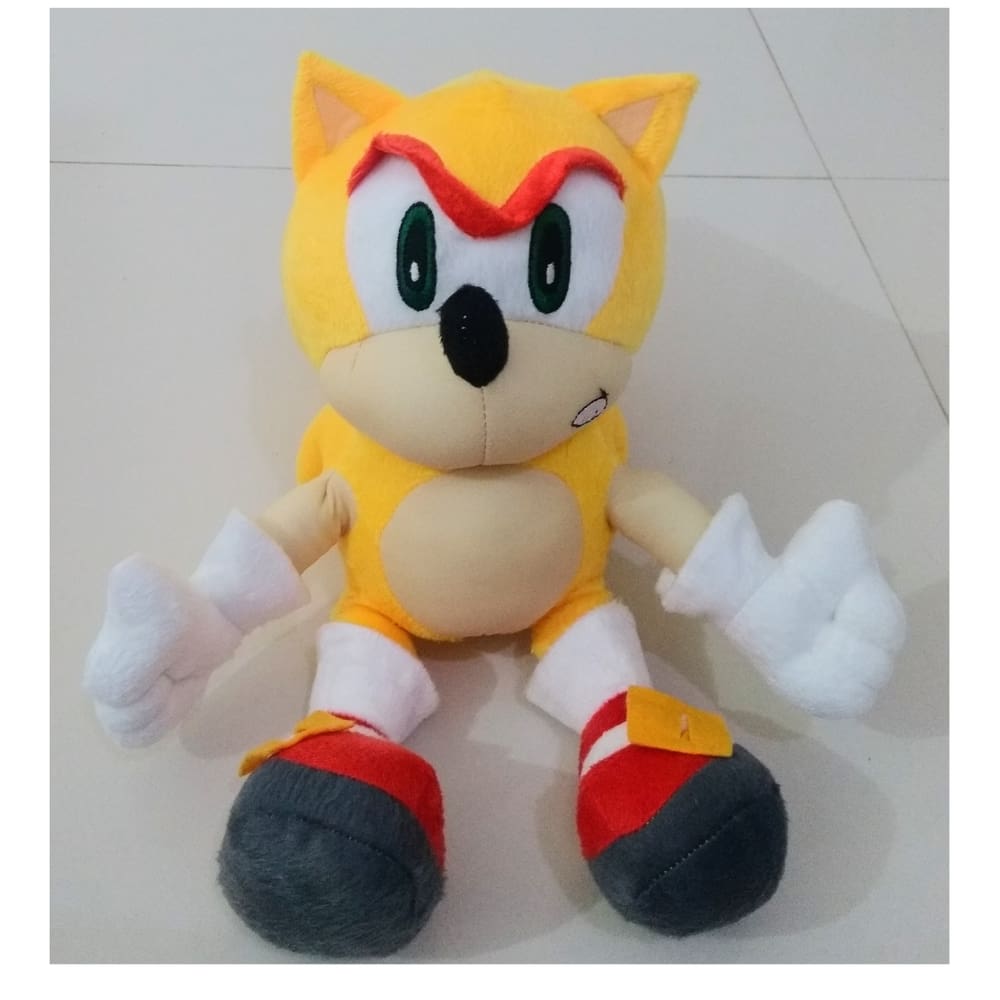 Pelúcia Sonic Amarelo 35cm