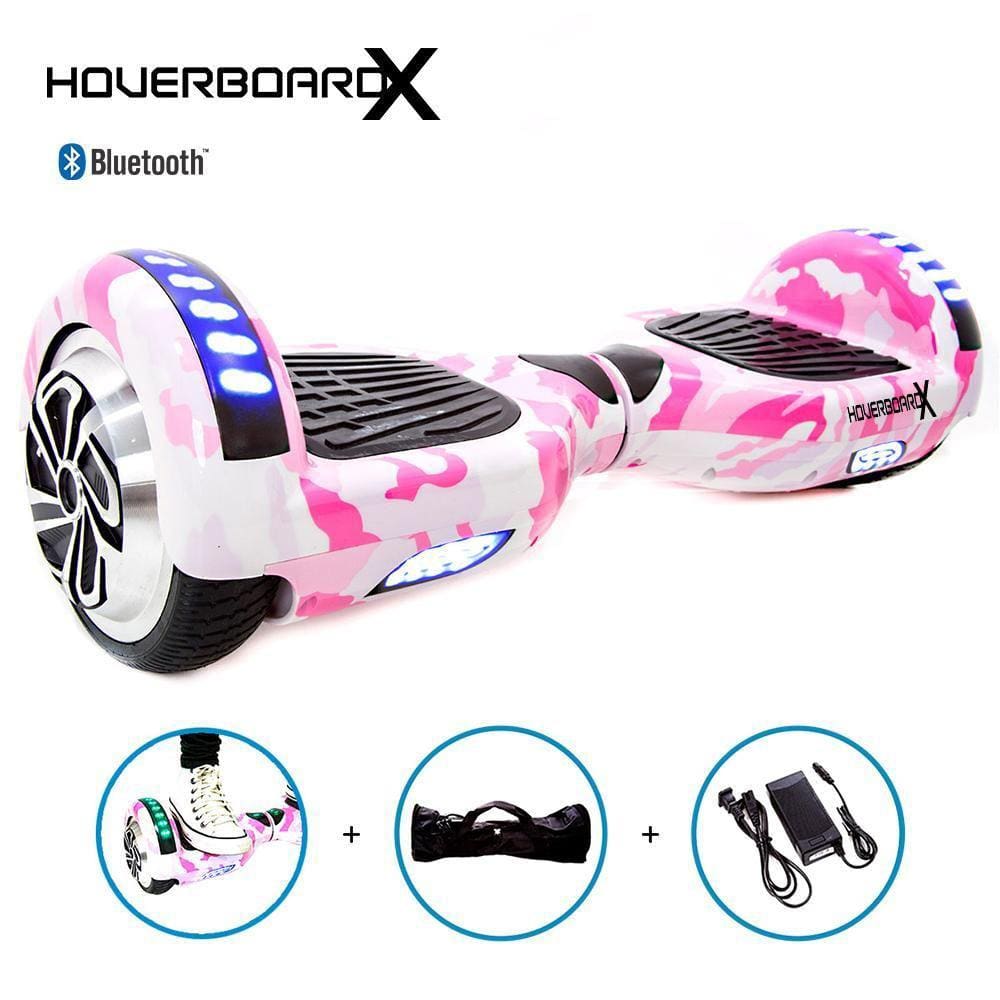 HoverboardX 6.5 | Bluetooth e Luz LED | Até 15 km/h