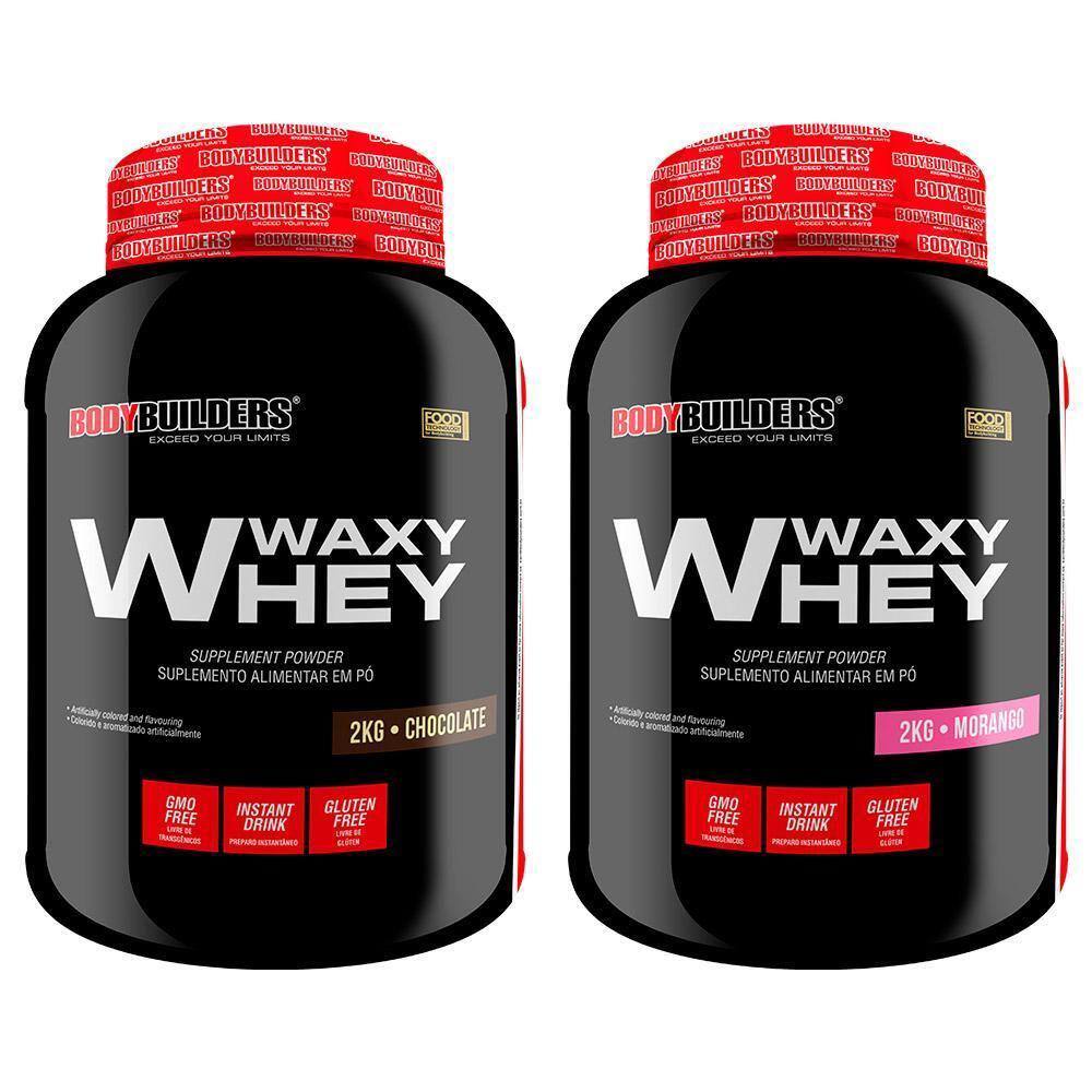 Kit 2 Whey Protein Waxy Whey 35% - 2Kg - Bodybuilders