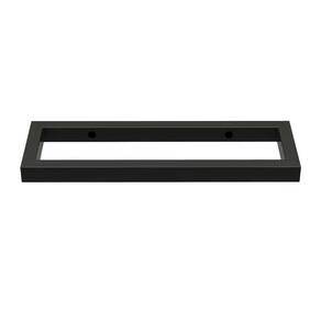 Porta Toalha De Rosto Preto Para Banheiro De Parede