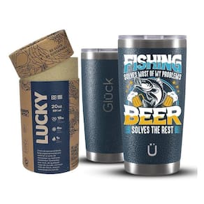 Copo Térmico Gluck Lucky Future Fishing & Beer Solves 591Ml